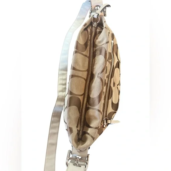 COACH F15068 White Signature |Leather - Picture 5 of 13